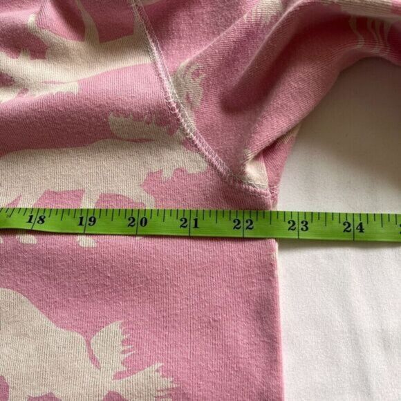 Lazy One Womens Pajamas One Piece Jumpsuit Pink XL Moose Print Flap Jack Cotton - Picture 14 of 14
